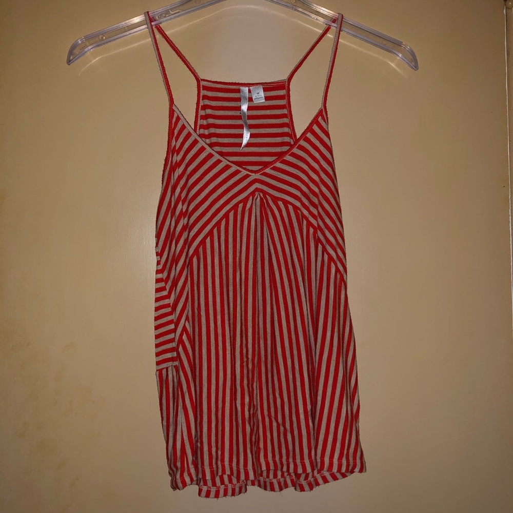 LC Lauren Conrad Striped Tank Top Size Medium